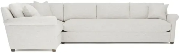 Ameerah Heathered Ivory Performance Corner Sectional - Right End - 140"