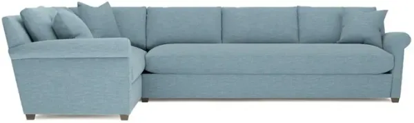 Ameerah Eggshell Blue Performance Corner Sectional - Right End - 140"