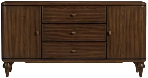 Luca Updated Traditional Brown Oak Sideboard