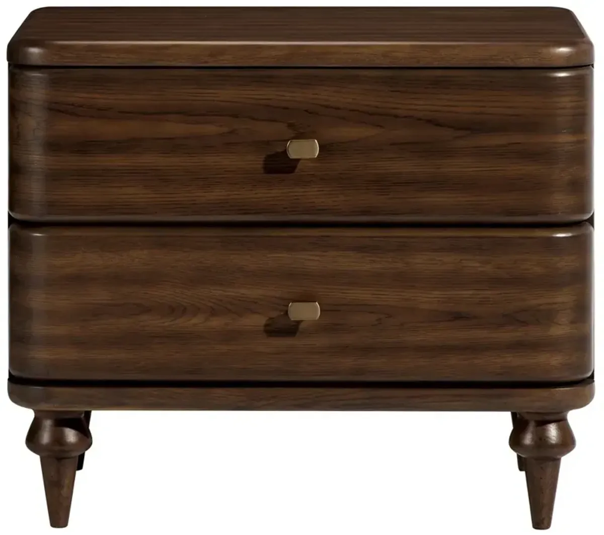 Luca Updated Traditional Brown Oak Nightstand