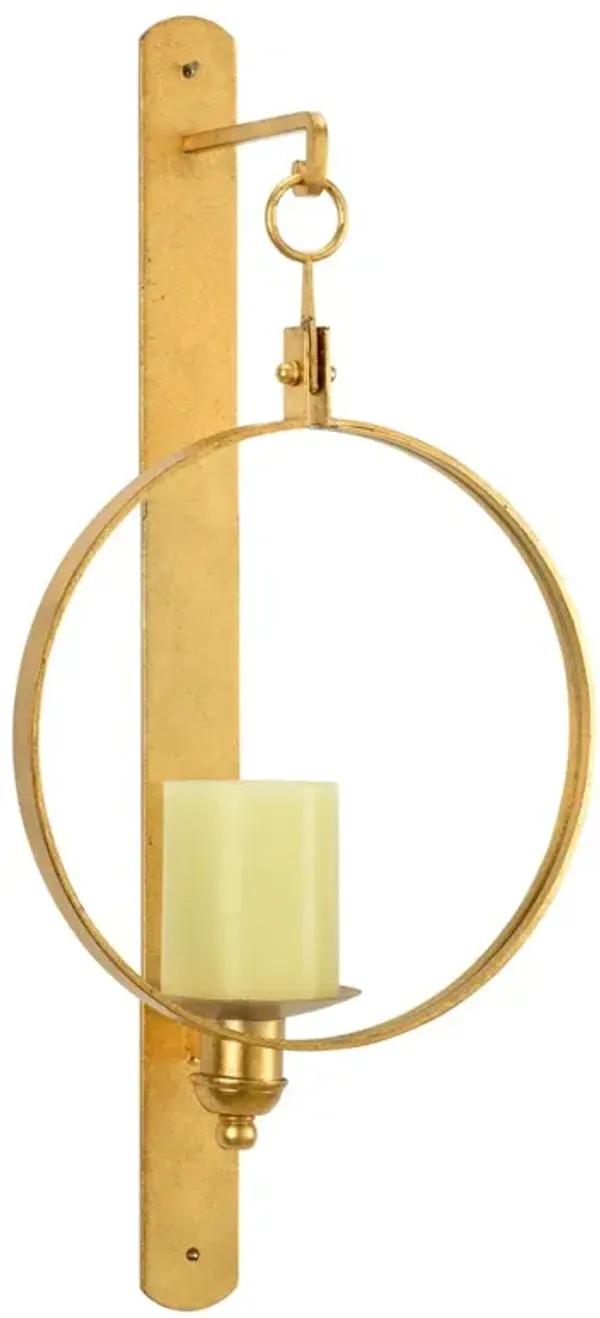 Lark Updated Traditional Gold Iron Candle Sconce