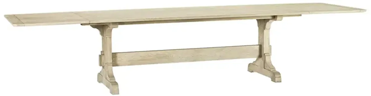 Marceau Updated Traditional Brown Oak Extendable Dining Table - 100-148"