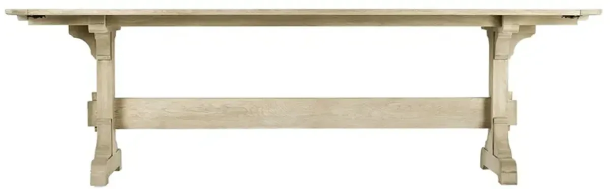 Marceau Updated Traditional Brown Oak Extendable Dining Table - 100-148"