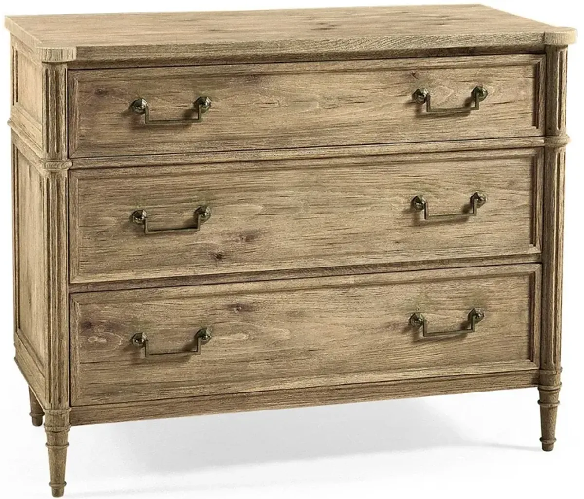Isidore French Country Brown Wood Dresser - 42"