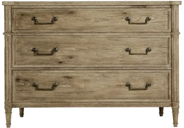Isidore French Country Brown Wood Dresser - 42"