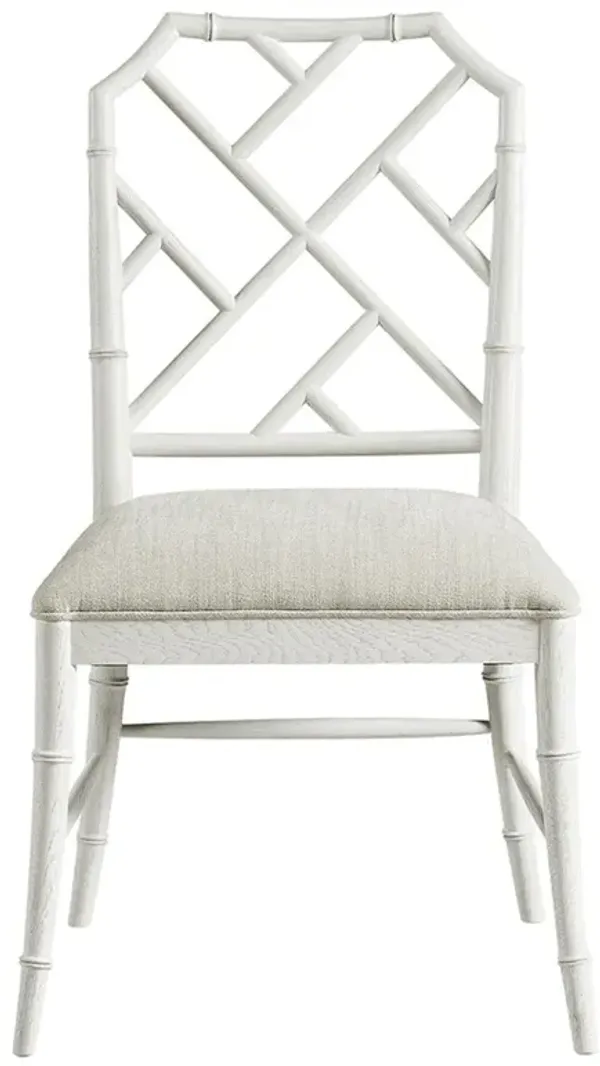 Carson Updated Traditional Oatmeal Performance White Oak Dining Chair