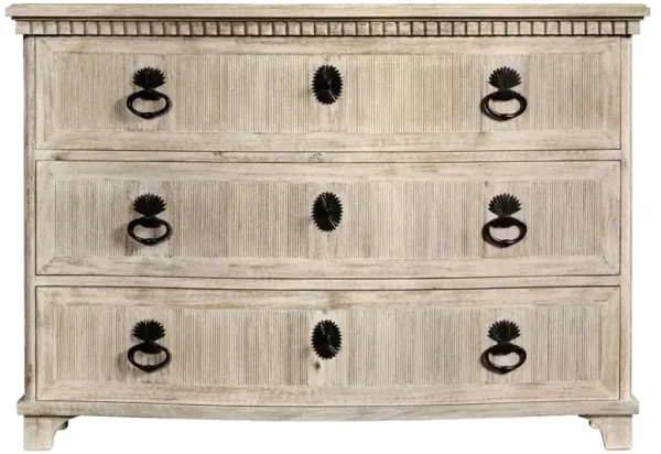 Jackson Updated Traditional Washed Acacia Wood Dresser