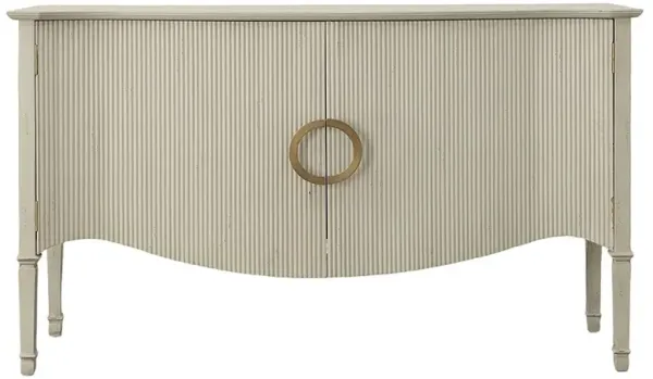 Manon French Country Distressed Cream Mahogany Wood Sideboard