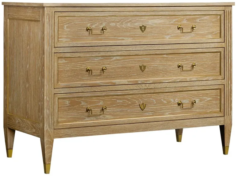 Isabella Updated Traditional Brown Oak Dresser