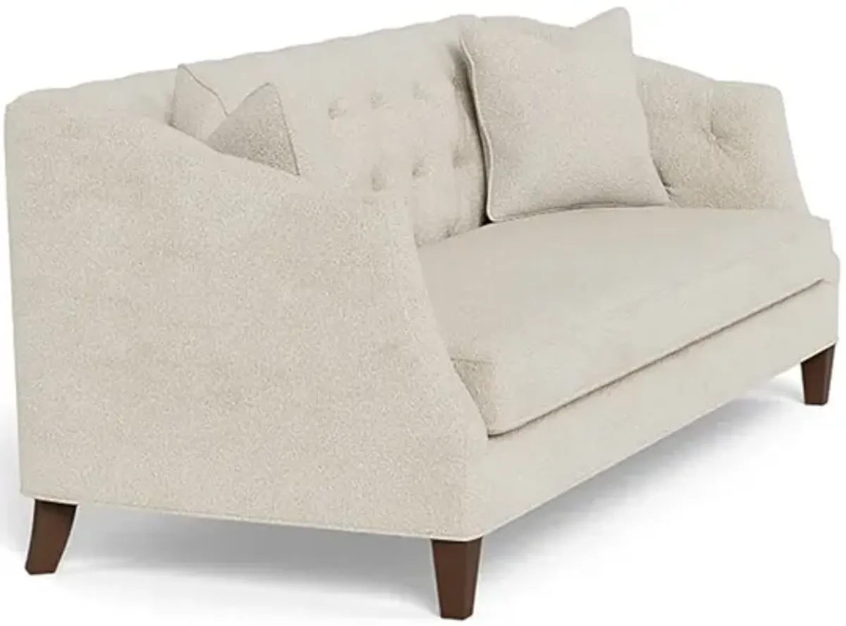 Willa Sugar Cookie Performance Boucle Weave Sofa - 86"