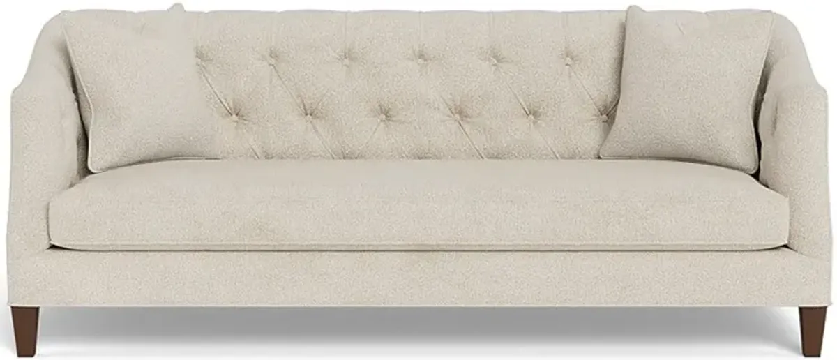 Willa Sugar Cookie Performance Boucle Weave Sofa - 86"