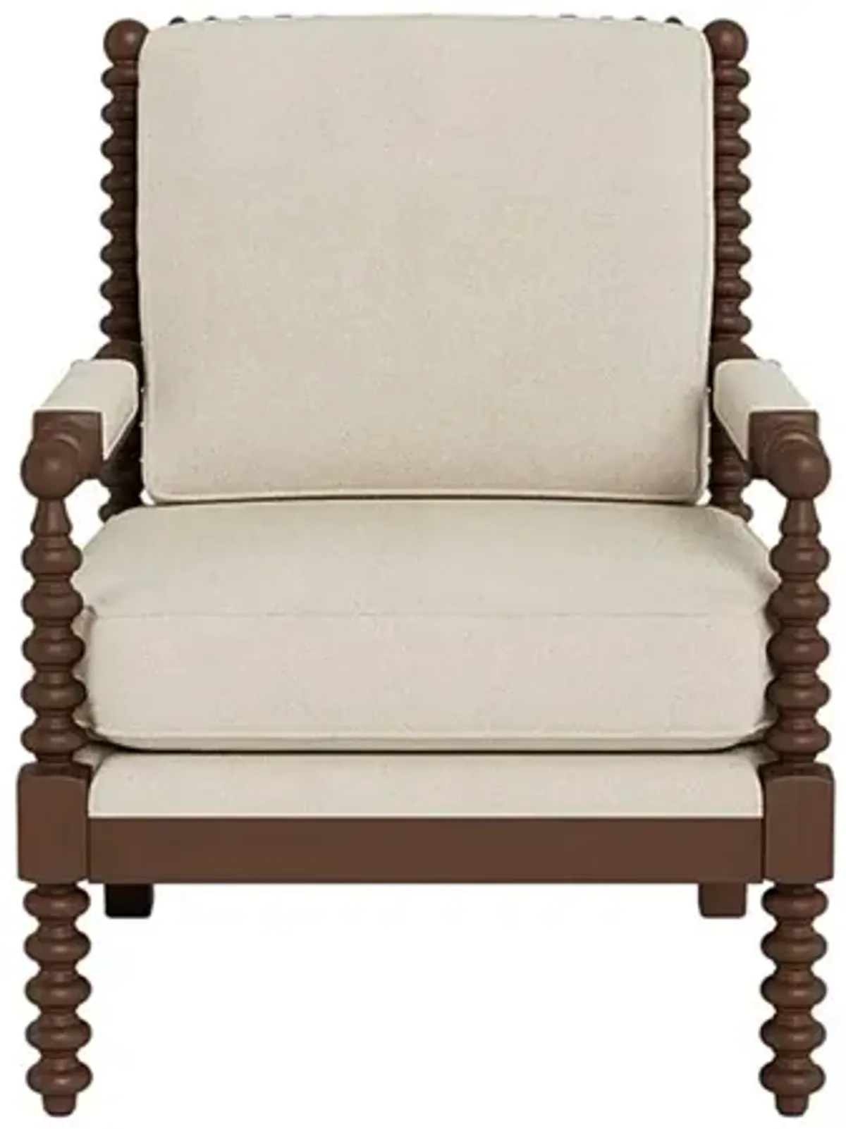 Nottingham Sugar Cookie Performance Boucle Weave Chair