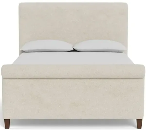 Marleigh Sugar Cookie Performance Boucle Weave Bed - Queen