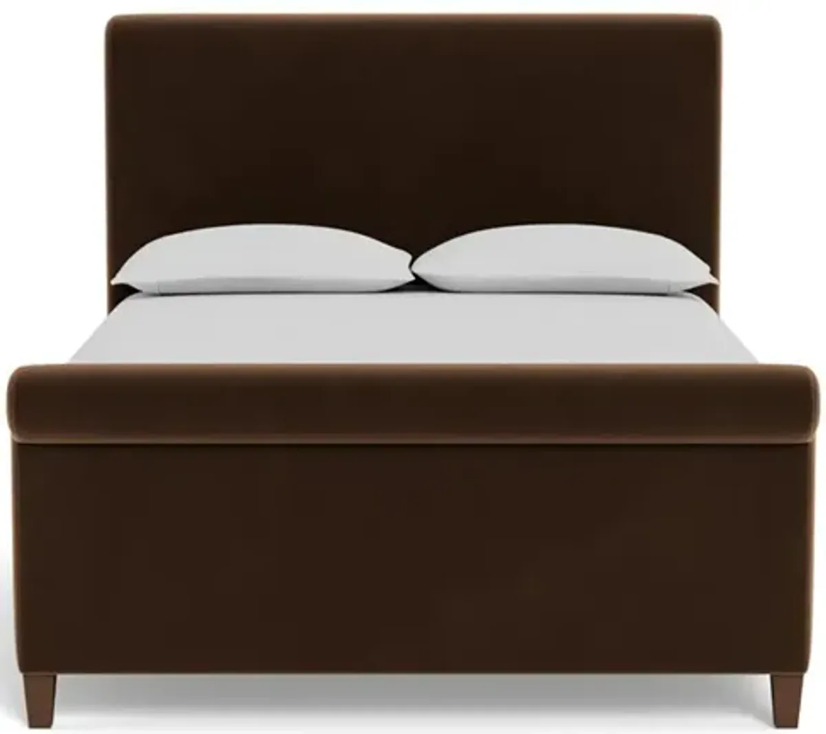 Marleigh Molasses Performance Velvet Bed - King