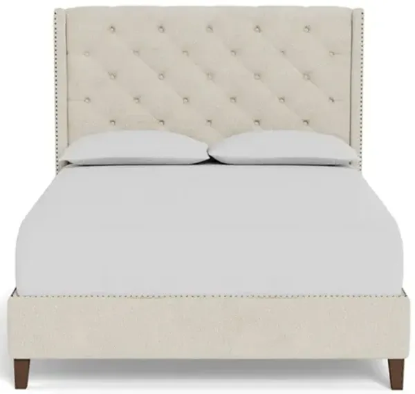 Beckett Sugar Cookie Performance Boucle Weave Bed - King