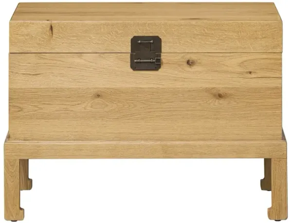 Thatcher Updated Traditional Brown Oak Wood Trunk