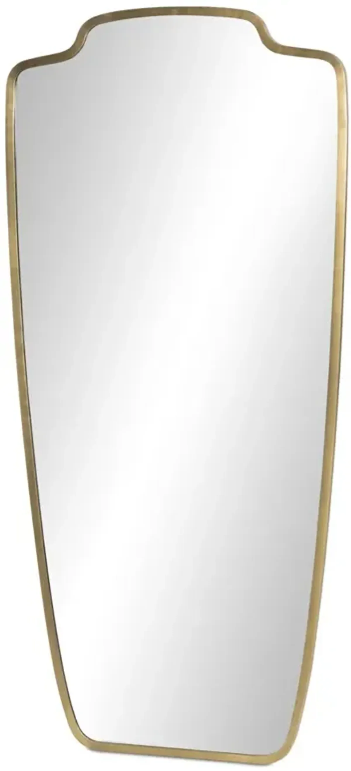 Ellis French Country Antique Brass Iron Wall Mirror