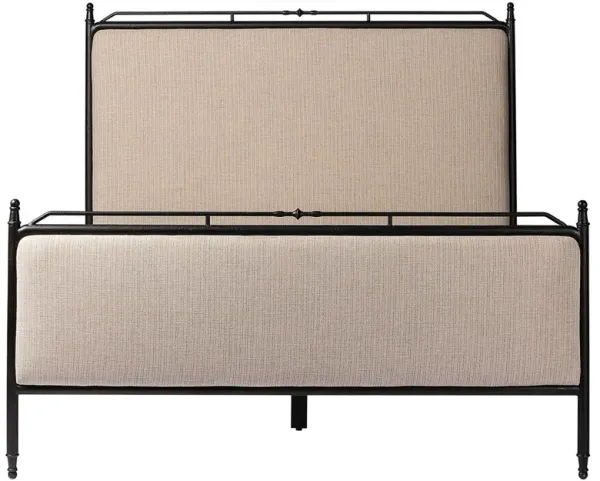 Leyla Laine Natural Iron Bed - Queen