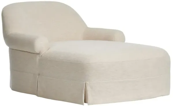 Arden Bergamo Parchment Chaise Lounge