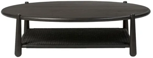 Salvador Cracked Smoked Black Oak Coffee Table