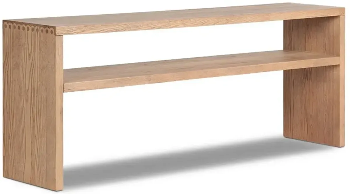 Hathaway Toasted Ash Console Table