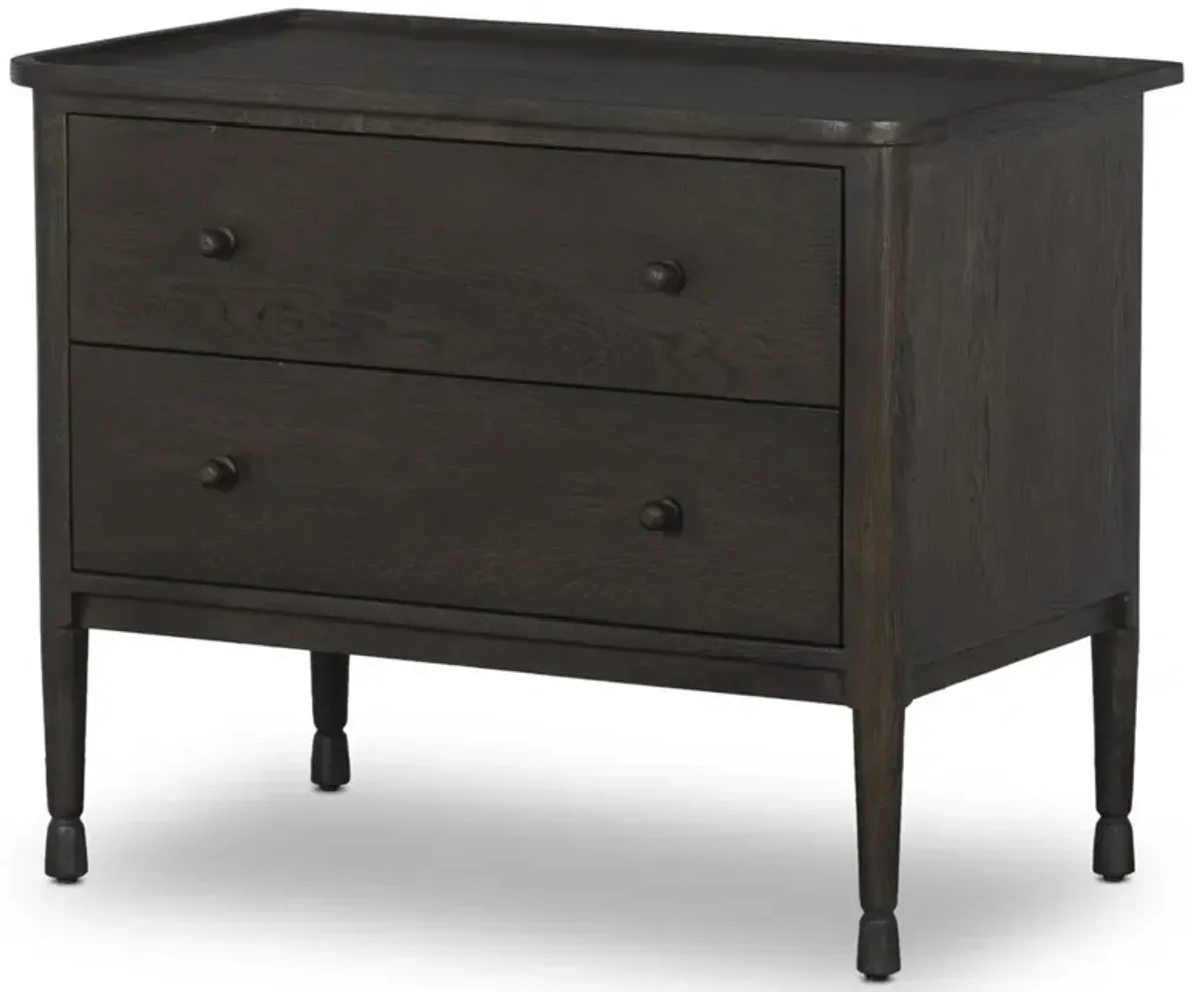 Franny Espresso Oak Nightstand