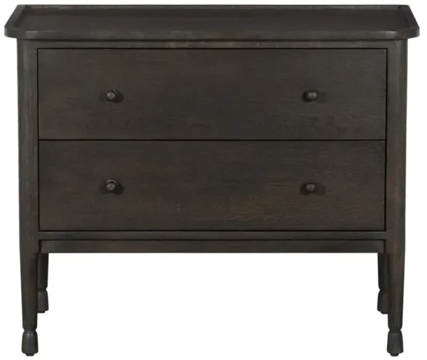 Franny Espresso Oak Nightstand