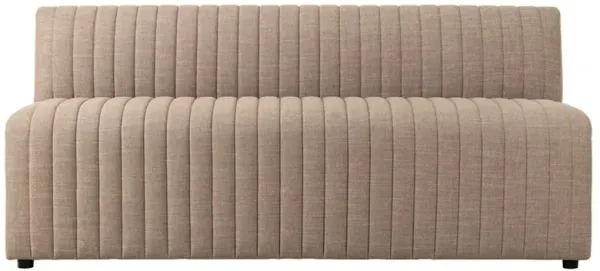 Leo Modern Classic Taupe Performance Tufted Dining Banquette - 72"