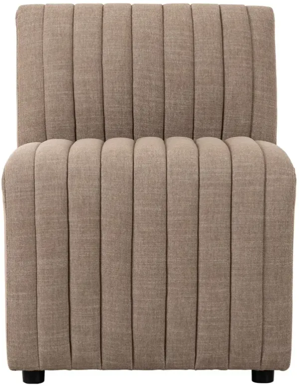 Leo Modern Classic Taupe Performance Tufted Dining Banquette - 25"