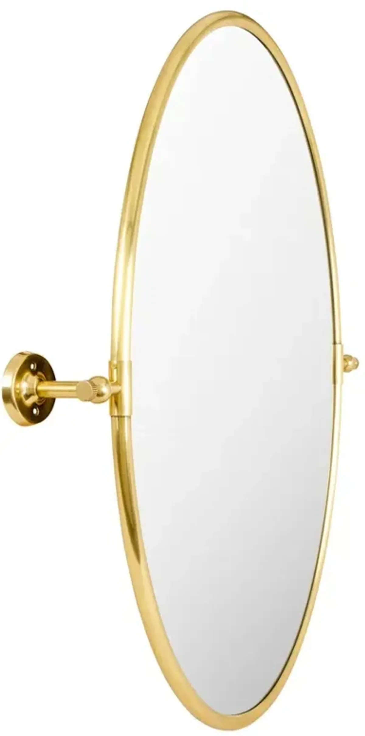 Talitha Modern Classic Antique Gold Oval Wall Mirror