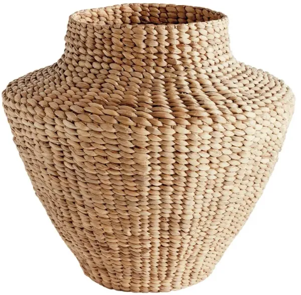 Evienne French Country Natural Woven Water Hyacinth Decorative Vase