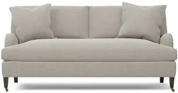Cordelia Dove Performance Bench Cushion Sofa - 79"