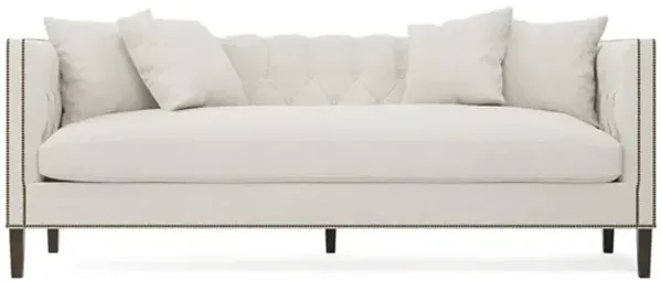 Winifred Pearl Textured Weave Bench Cushion Sofa - 92"