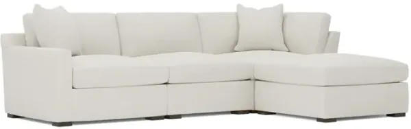 Kamryn Pearl Textured Weave Modular 4-Piece Chaise Sectional - Right Chaise - 115”