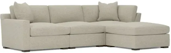 Kamryn Baby Fawn Performance Modular 4-Piece Chaise Sectional - Right Chaise - 115”