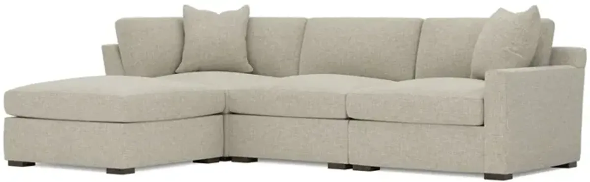 Kamryn Baby Fawn Performance Modular 4-Piece Chaise Sectional - Left Chaise - 115”