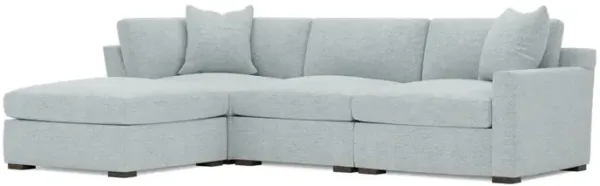 Kamryn Mist Performance Modular 4-Piece Chaise Sectional - Left Chaise - 115”