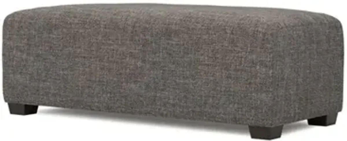 Macklin Truffle Performance Rectangular Ottoman - 53”
