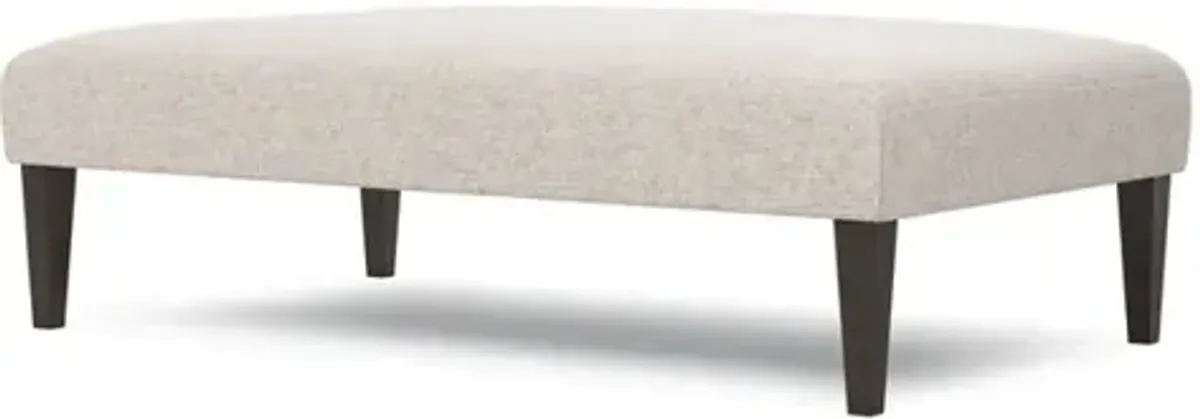 Kavita Straw Performance Rectangular Ottoman - 63”