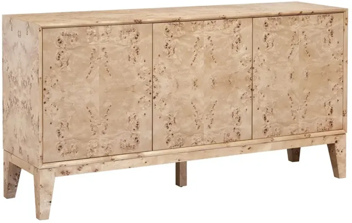 Marlo Modern Classic Light Burl Sideboard