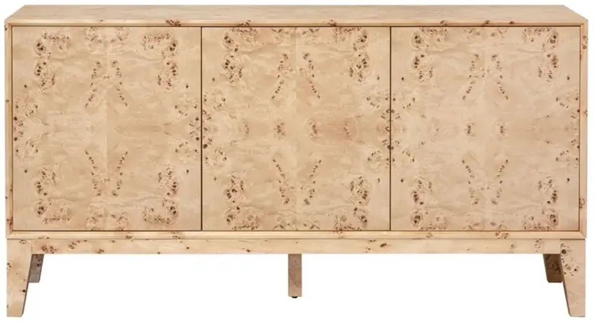 Marlo Modern Classic Light Burl Sideboard
