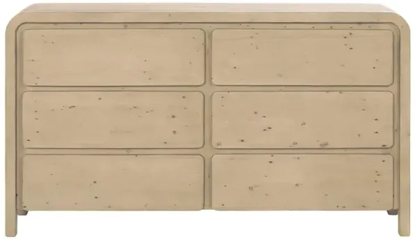 Jan Coastal Beach Reclaimed Wood Double Dresser