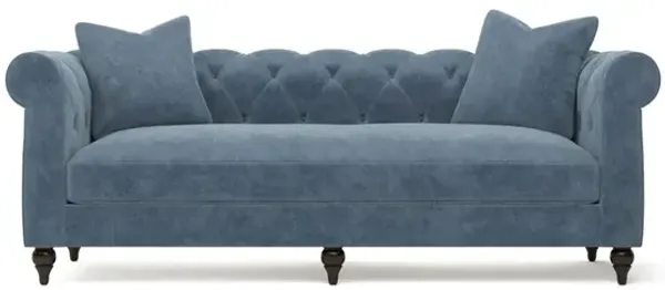 Rosehill Twilight Blue Performance Velvet Sofa - 88"