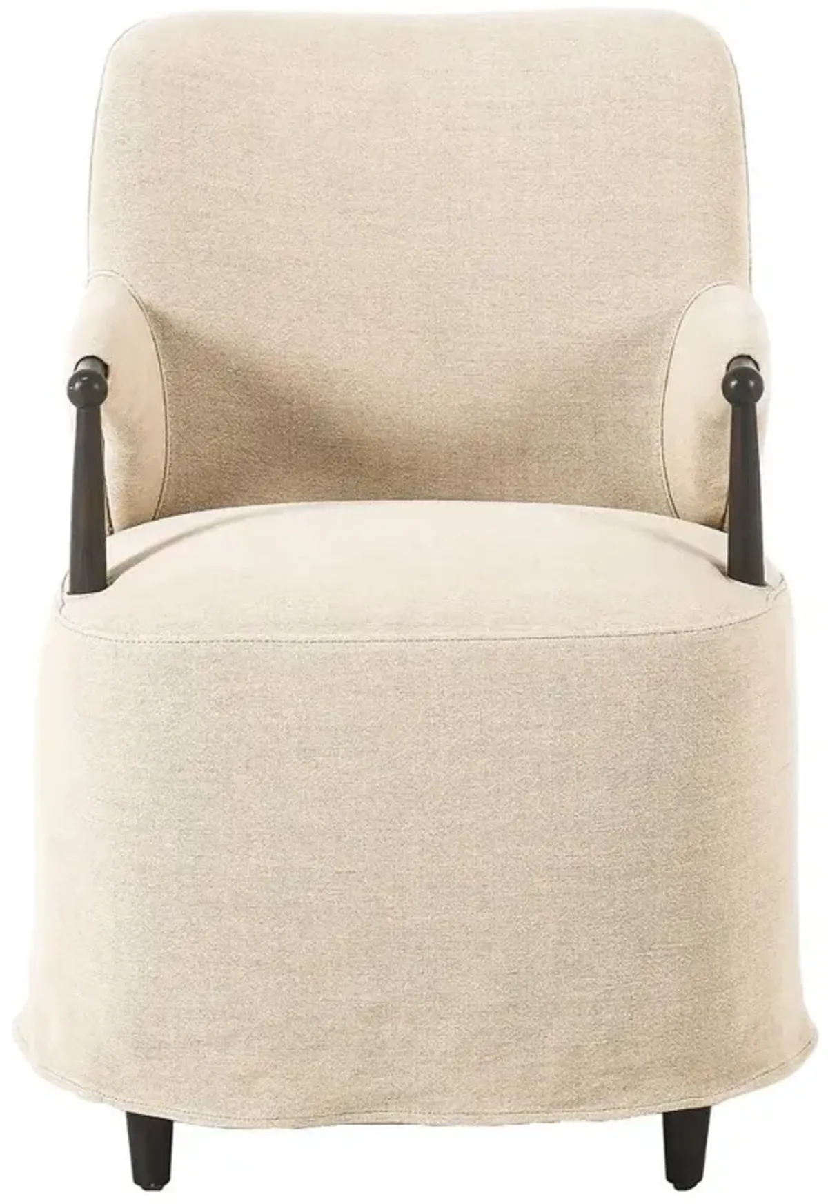 Open Box Brently Broadway Dune Linen Dining Chair