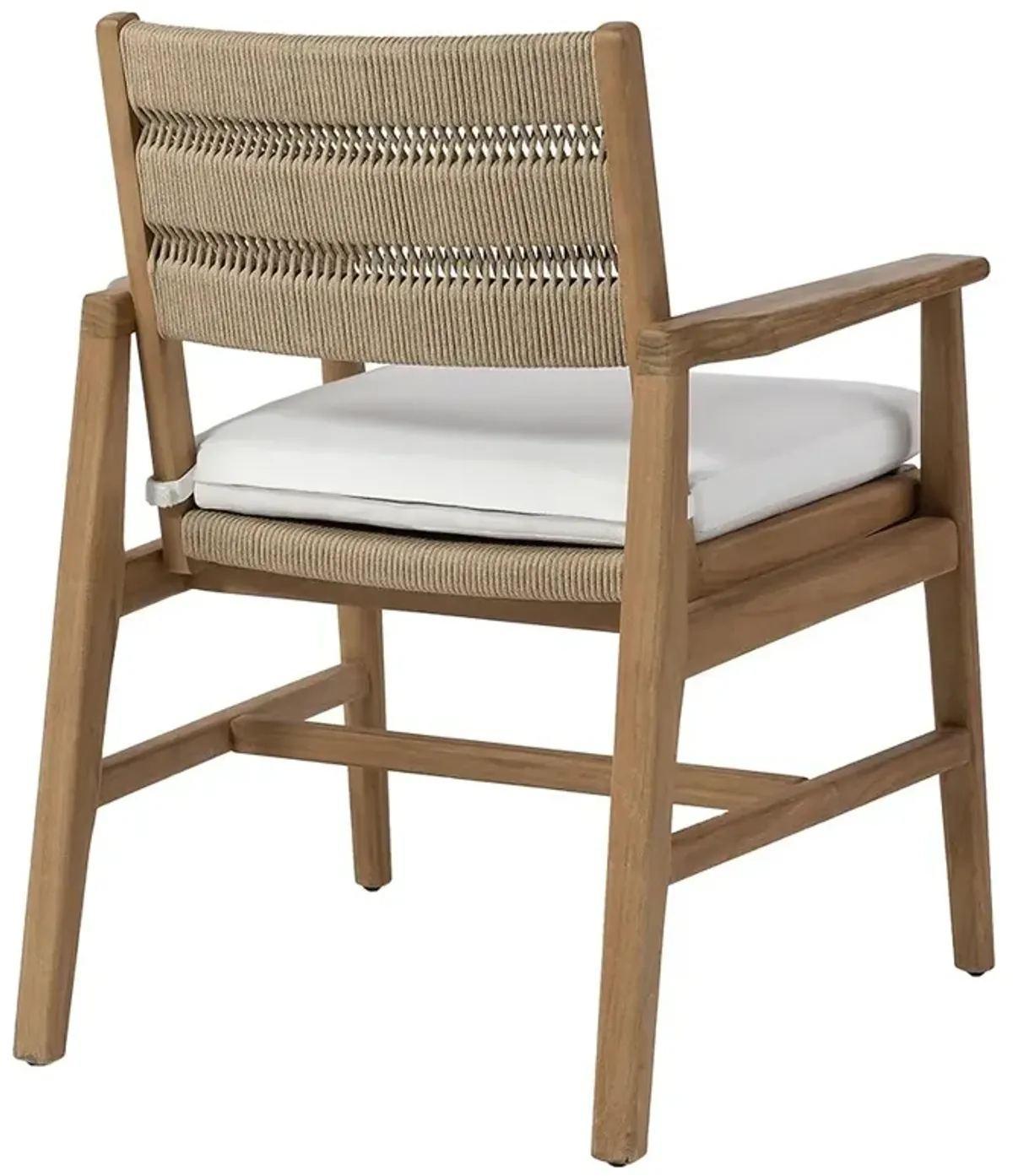 Palecek Covington Coastal Beach Natural Teak Outdoor Arm Chair