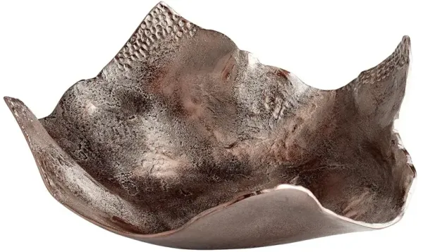 Cadell Modern Classic Bronze Aluminum Decorative Tray - Large