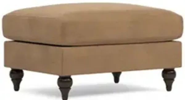 Rosehill Mocha Mist Performance Velvet Ottoman
