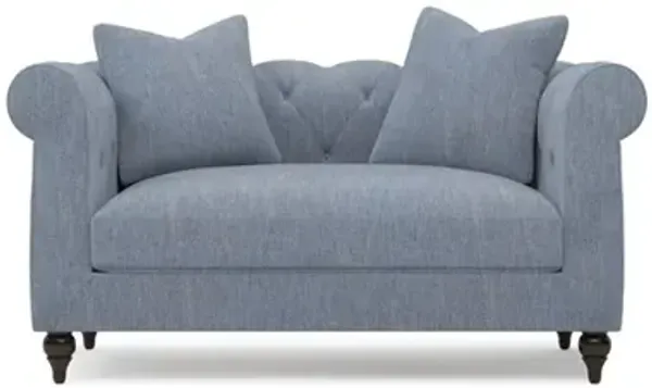 Rosehill Nantucket Blue Performance Loveseat - 63"