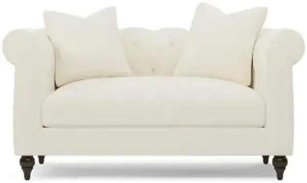 Rosehill Marshmallow Performance Loveseat - 63"