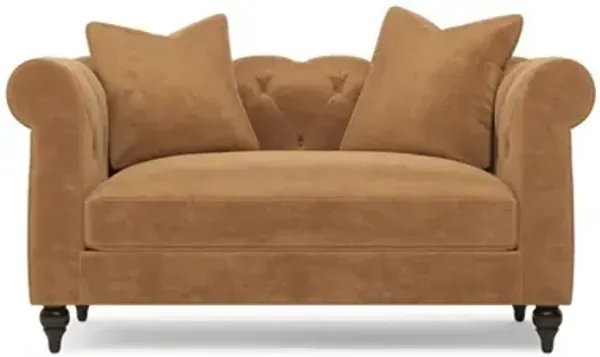 Rosehill Gingerbread Performance Velvet Loveseat - 63"